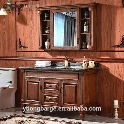 Antique American Style  Red Oak Customized Bathroom Vanity